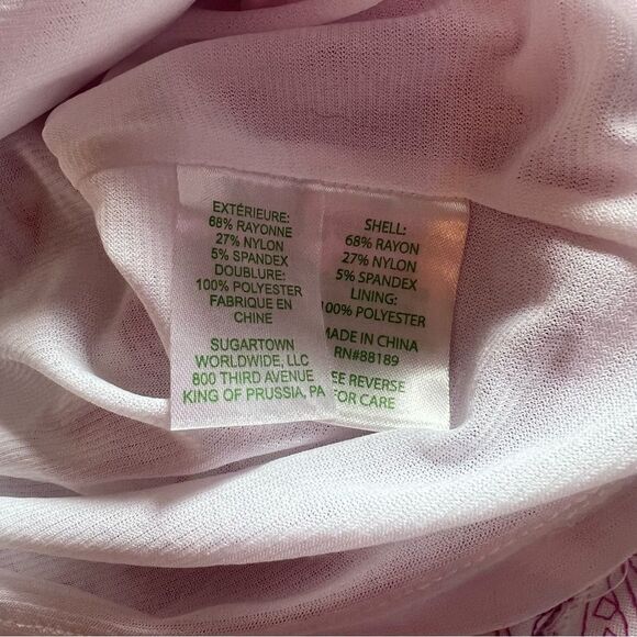 Lilly Pulitzer Laurent Embroidered White & Purple Sunshine Swirl Dress - Picture 10 of 10